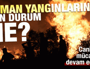 4 bir yandan alevlerle canhıraş mücadele! Orman yangınlarında son durum ne?