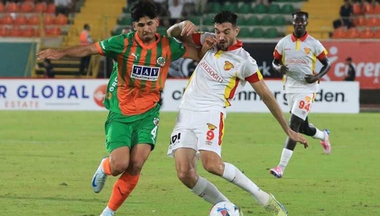 Alanya’da kazanan çıkmadı! Alanyaspor 1-1 Göztepe