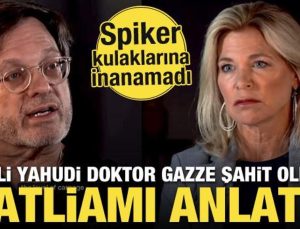 Amerikalı Yahudi doktor Gazze’de şahit olduğu katliamı anlattı!