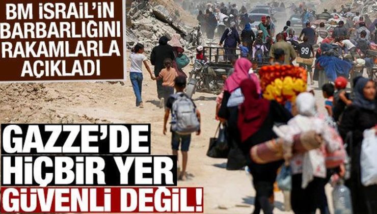 Birleşmiş Milletler: Gazze’de nüfusun yüzde 90’ı yerinden edildi