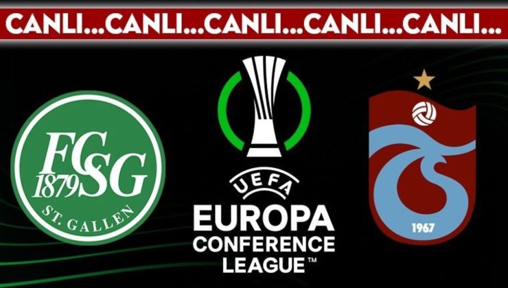 CANLI YAYIN: St. Gallen – Trabzonspor CANLI ANLATIM – 2024/2025 dönemi UEFA Konferans Ligi play-off çeşidi