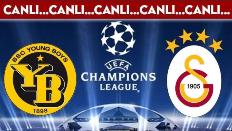 CANLI YAYIN: Young Boys 1-0 Galatasaray CANLI ANLATIM – 2024-2025 dönemi UEFA Şampiyonlar Ligi play-off çeşidi