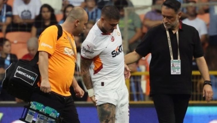 Galatasaray’da Mauro Icardi şoku! Oyunda devam edemedi…