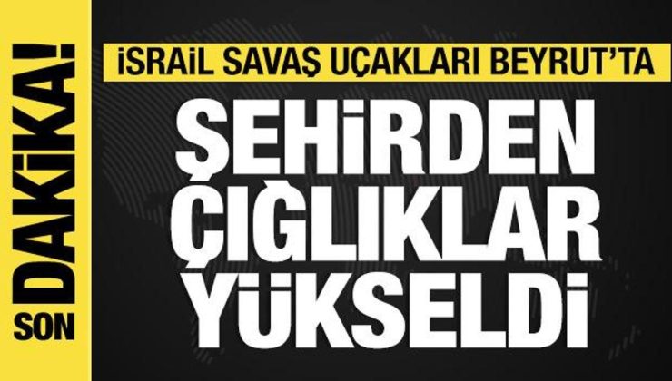 İsrail jetleri Beyrut’ta ses duvarını aştı: Çığlıklar yükseldi