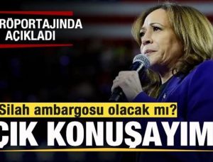 Kamala Harris birinci röportajında açıkladı! Silah ambargosu olacak mı? ‘Açık konuşayım…’