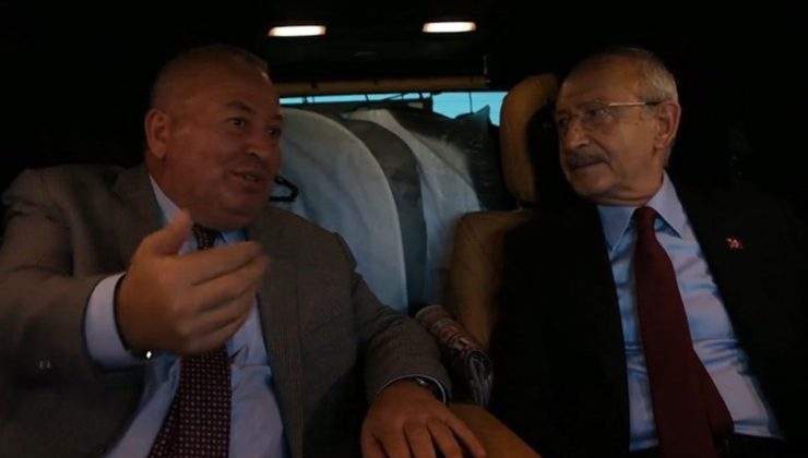 Kemal Kılıçdaroğlu, Cemal Enginyurt ve Tunç Soyer’den otomobil içinde sohbet