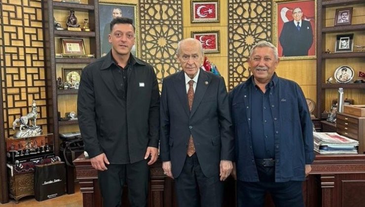 Mesut Özil, Devlet Bahçeli’yi ziyaret etti