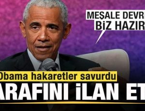 Obama hakaretler savurdu tarafını seçti! Trump mı, Kamala Harris mi?