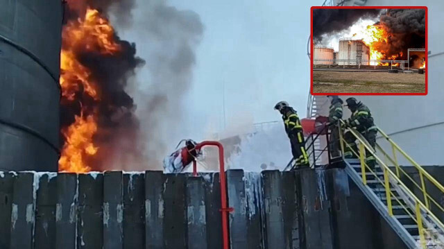 Rusya’daki akaryakıt deposunda çıkan yangın 5 gündür söndürülemiyor