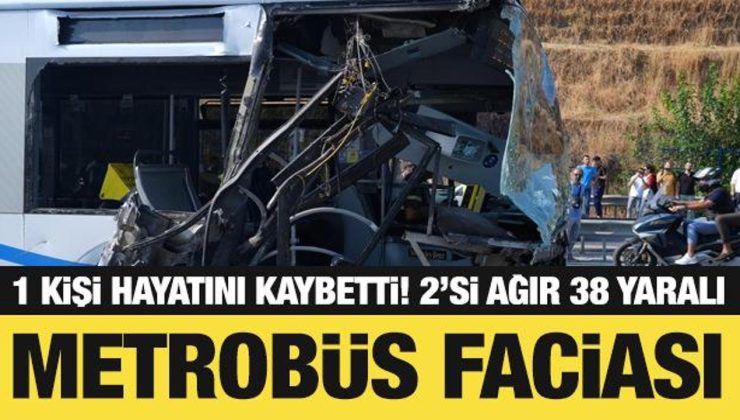 Son dakika: Sefaköy’de metrobüs kazası: 1 meyyit, 38 yaralı