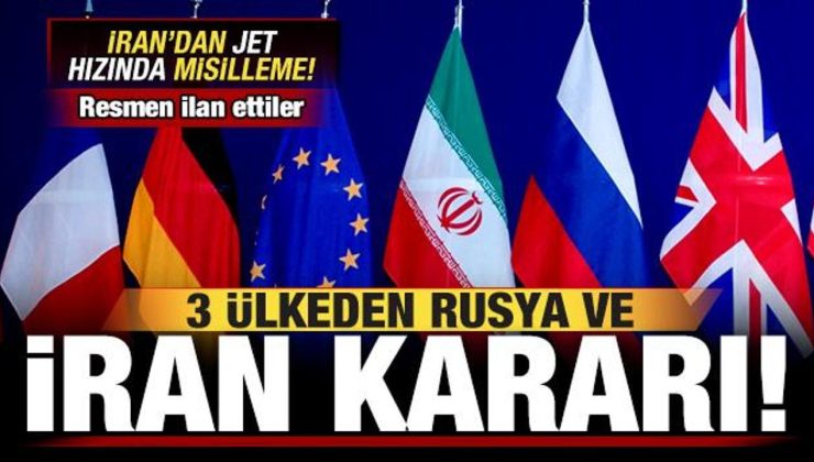 3 ülkeden son dakika İran ve Rusya kararı! Resmen ilan ettiler! İran’dan misilleme…