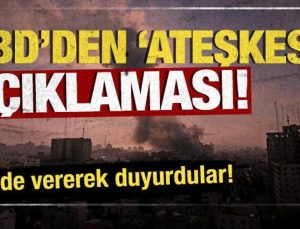 ABD: “Gazze’de ateşkes muahedesinin yüzde 90’ı tamam”