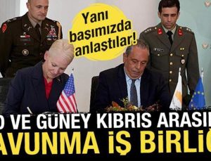 ABD ve Güney Kıbrıs savunma iş birliği yaptı! Yanı başımızda anlaştılar