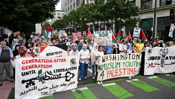 ABD’de yüzlerce kişi Ayşenur Ezgi Eygi için toplandı