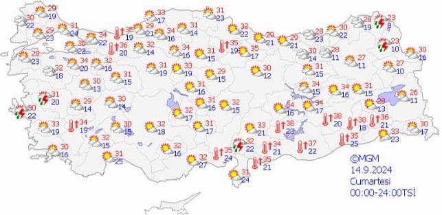 Hafta sonuna dikkat! Meteoroloji'den çok sayıda vilayet için ikaz