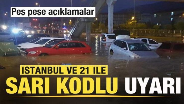 İstanbul ve 21 vilayet için son dakika uyarısı! AKOM ve AFAD’dan peş peşe duyurular