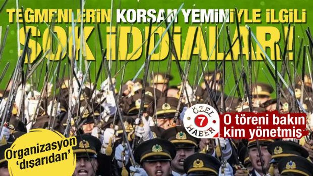 Korsan yemin eden teğmenler ile ilgili çarpıcı açıklama: Art planında bakın ne var!