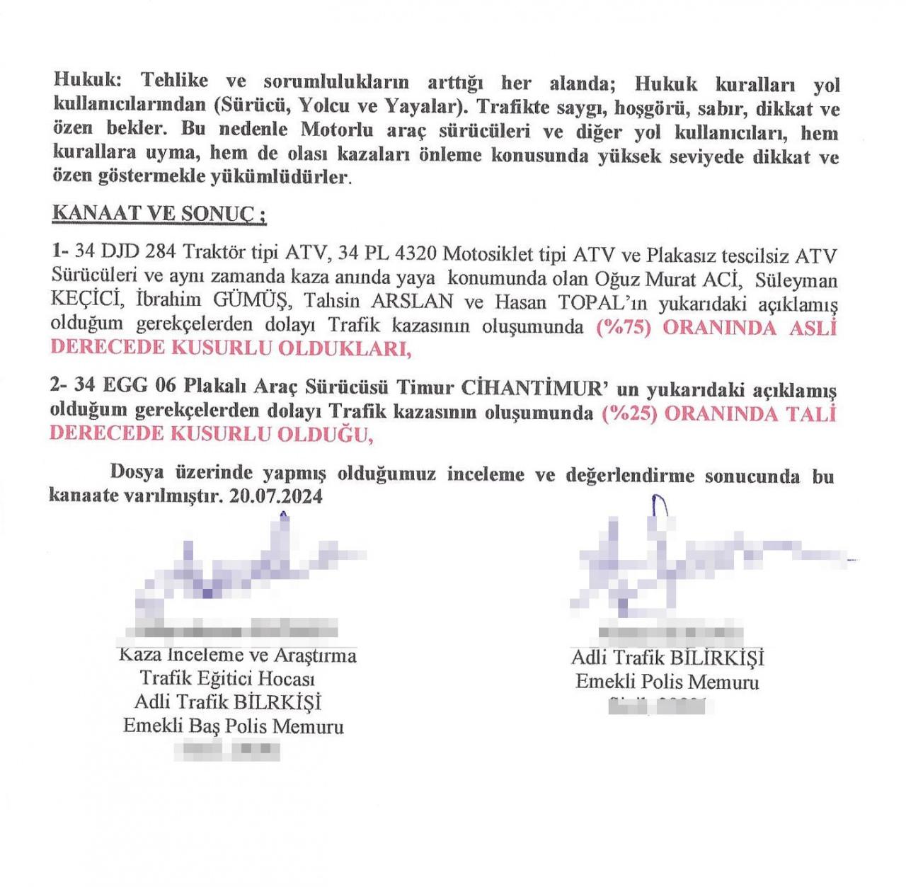 Oğuz Murat Aci'nin babasından özel uzman raporuna sert reaksiyon