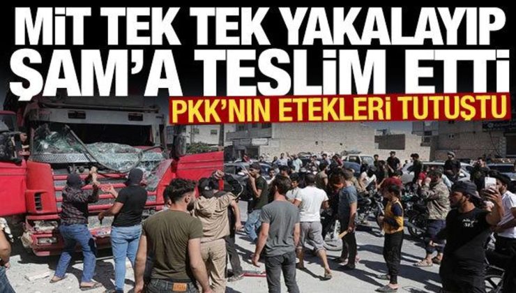 PKK/PYD’nin etekleri tutuştu: MİT sabotajcıları Şam’a teslim etti