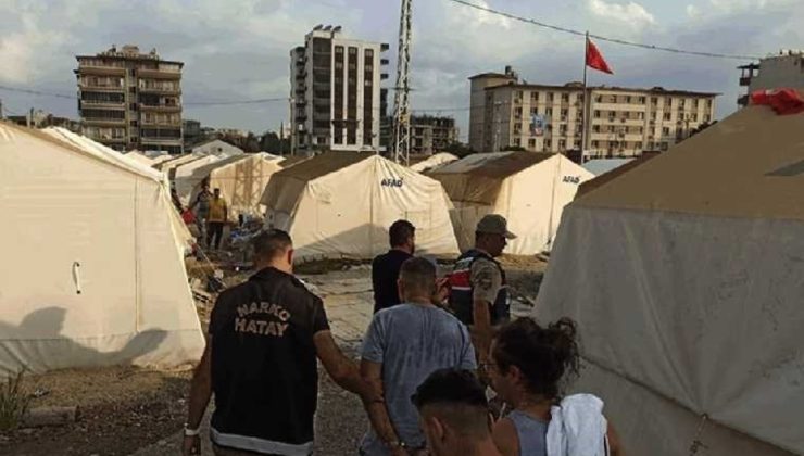 Sarsıntı bölgesi uyuşturucu pazarına döndü
