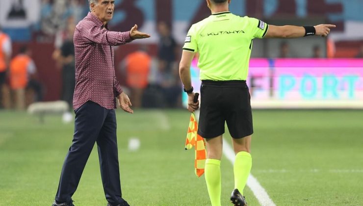 Şenol Güneş: Hakemler kuralları bilmiyor!