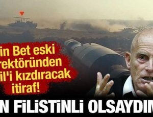 Şin Bet eski yöneticisinden İsrail’i kızdıracak itiraf! “Ben Filistinli olsaydım…”