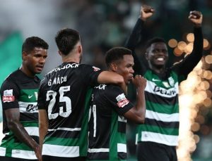 Sporting, dev maçta iki golle güldü!
