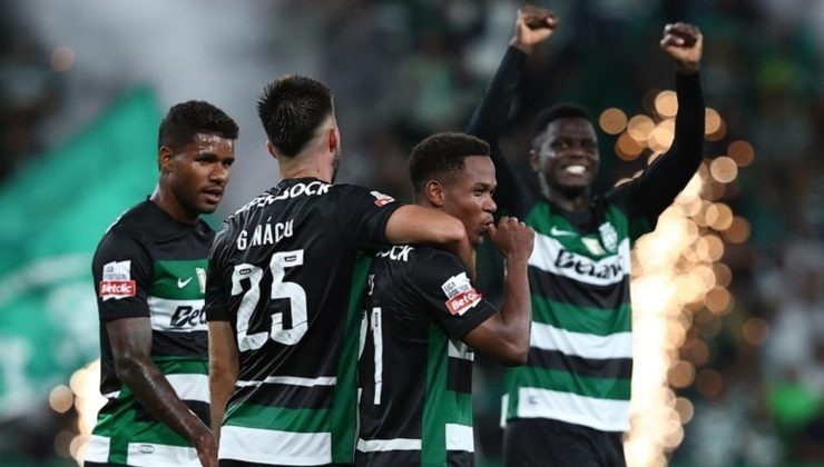 Sporting, dev maçta iki golle güldü!