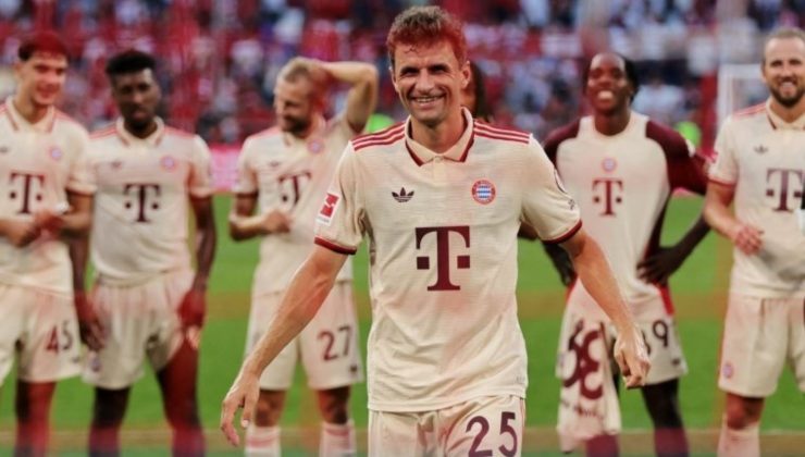 Thomas Müller tarih yazdı: Bayern Münih Bundesliga’da 2’de 2 yaptı!