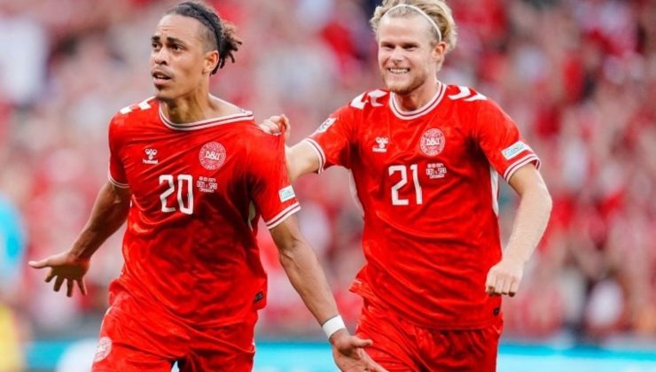 Yussuf Poulsen’den süper gol: Danimarka 3 puanı 2 golle aldı!