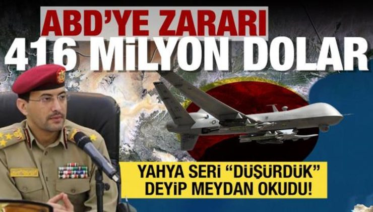 ABD’ye ziyanı 416 milyon dolar! Husiler: Düşürdüğümüz MQ-9 Reaper sayısı 13’e yükseldi