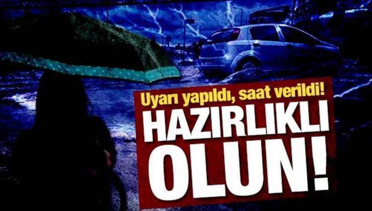 AFAD ve Ankara Valiliği’nden Şiddetli Yağış ve Rüzgar Uyarıları