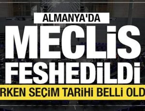 Almanya’da meclis feshedildi, erken seçim tarihi belirli oldu