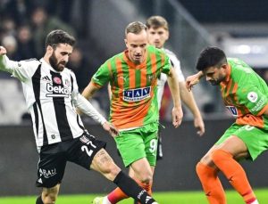 Beşiktaş ve Alanyaspor Beraberlik ile Ayrıldı