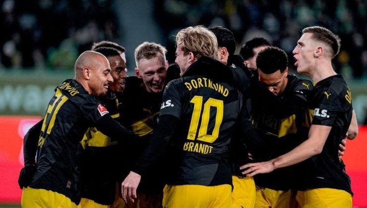 Borussia Dortmund, Wolfsburg’u 3-1 Yenerek Galip Geldi