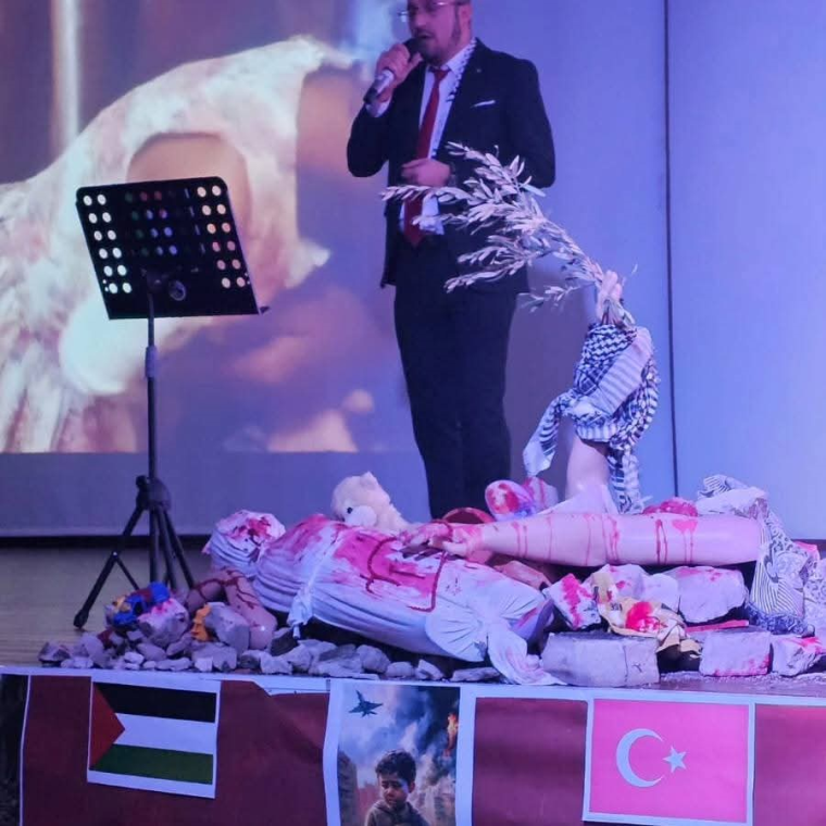 ÇEDES Projesi kapsamında reaksiyon çeken uygulamalar sürüyor: Kanlı kol ve bacak maketleri eğitim sahnesinde