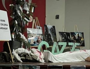 ÇEDES Projesi kapsamında reaksiyon çeken uygulamalar sürüyor: Kanlı kol ve bacak maketleri eğitim sahnesinde