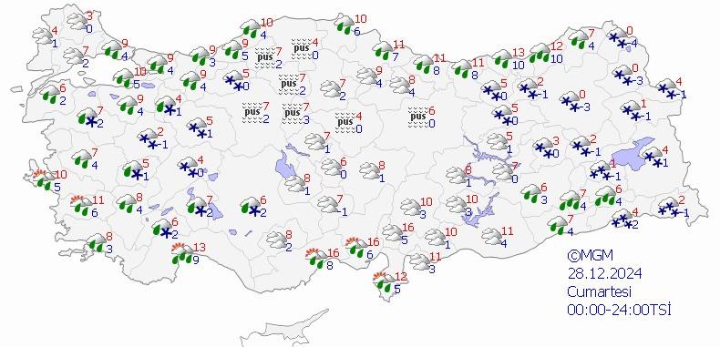 Kar yağışı yurdu sarıyor! Meteoroloji'den son dakika uyarısı
