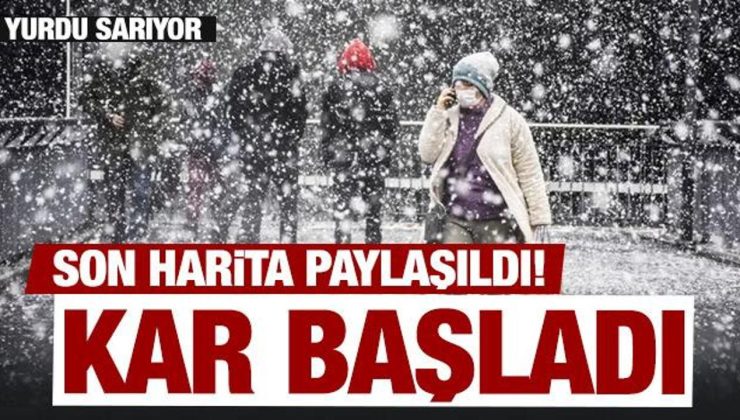 Kar yağışı yurdu sarıyor! Meteoroloji’den son dakika uyarısı