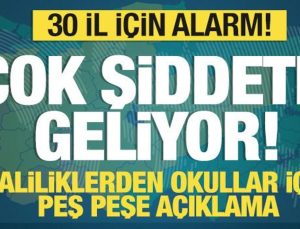 Meteorolojik Uyarılar ve Eğitim Durumu Açıklaması