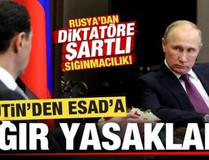 Rusya’dan koşullu sığınmacılık! Putin’den Esed’e ağır yasaklar