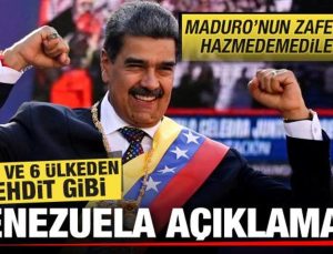 ABD ve 6 ülkeden tehdit üzere Venezuela açıklaması! Maduro’nun zaferini hazmedemediler