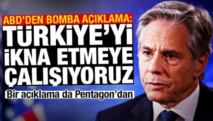 ABD’den peş peşe PKK/YPG açıklaması: Türkiye’yi ikna etmeye çalışıyoruz