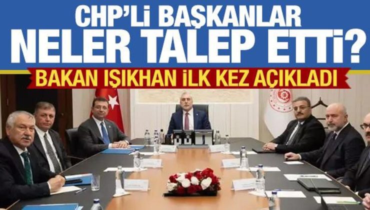 Bakan Işıkhan SGK borçları için CHP’li belediyelerden gelen talebi birinci kere açıkladı!
