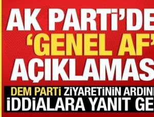 ‘Genel af’ iddialarına AK Parti Küme Lideri Abdullah Güler’den yanıt!