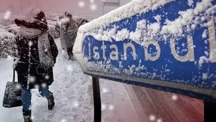 İstanbul’a kar ne vakit yağacak? ‘Kesin’ diyerek açıkladı! Meteoroloji’den yeni harita…