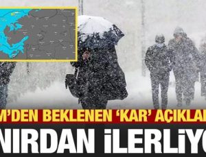 Kar yağışı sondan girdi! Beklenen hava durumu açıklaması geldi