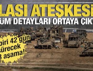 Mümkün ateşkesin ayrıntıları ortaya çıktı! 3 etaptan oluşacak