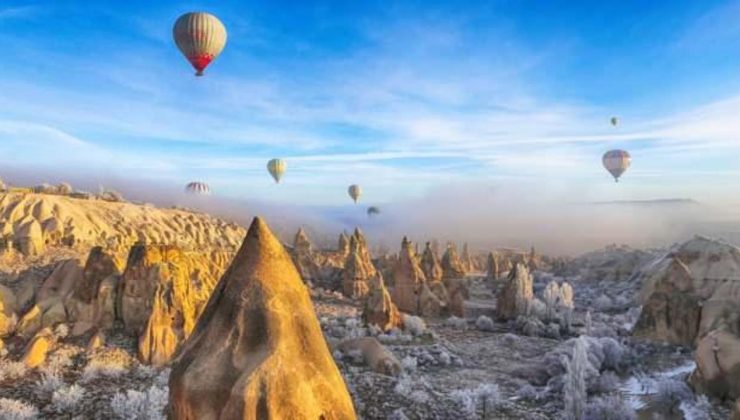 Sıcak hava balon uçuşlarında yolcu sayısı rekoru kırıldı