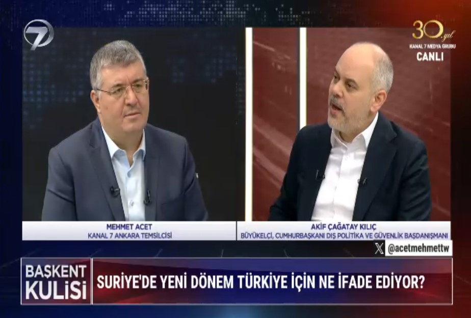 Son dakika: Cumhurbaşkanı Başdanışmanı Kılıç'tan kıymetli açıklamalar...